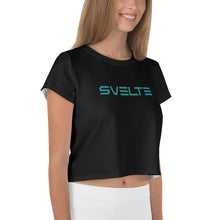 Load image into Gallery viewer, All-Over Print Crop Tee